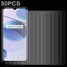 50 PCS 0.26mm 9H 2.5D Tempered Glass Film For OPPO Realme C35 / Narzo 50A Prime - 1