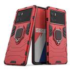 For vivo iQOO 9 Pro 5G Shockproof PC + TPU Protective Phone Case with Magnetic Ring Holder(Red) - 1