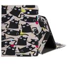 For iPad Pro 11 (2018) Colored Drawing Pattern Horizontal Flip PU Leather Case with Holder & Card Slots & Wallet(Little Cat) - 1