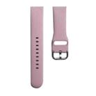 Silicone Watch Band, Size: S 110mm For Apple Watch Series 8&7 41mm / SE 2&6&SE&5&4 40mm / 3&2&1 38mm(Light Purple) - 1