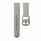 Silicone Watch Band, Size: S 110mm For Apple Watch Series 8&7 41mm / SE 2&6&SE&5&4 40mm / 3&2&1 38mm(Light Gray) - 1