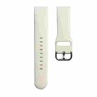 Silicone Watch Band, Size: S 110mm For Apple Watch Series 8&7 41mm / SE 2&6&SE&5&4 40mm / 3&2&1 38mm(White) - 1