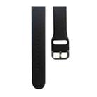 Silicone Watch Band, Size: S 110mm For Apple Watch Series 8&7 41mm / SE 2&6&SE&5&4 40mm / 3&2&1 38mm(Black) - 1