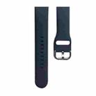 Silicone Watch Band, Size: S 110mm For Apple Watch Series 9&8&7 41mm / SE 3&SE 2&6&SE&5&4 40mm / 3&2&1 38mm(Midnight Blue) - 1