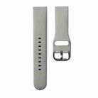 Silicone Watch Band, Size: L 132mm For Apple Watch Series 9&8&7 41mm / SE 3&SE 2&6&SE&5&4 40mm / 3&2&1 38mm(Light Gray) - 1