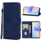 Leather Phone Case For Honor 60 SE(Blue) - 1