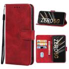 Leather Phone Case For Infinix Zero 5G(Red) - 1