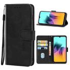 Leather Phone Case For Itel A58 Pro(Black) - 1