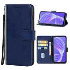 Leather Phone Case For OPPO A73 5G(Blue) - 1