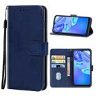 Leather Phone Case For TCL 305 / 30 SE / 306 & Sharp Aquos V6 / V6 Plus(Blue) - 1