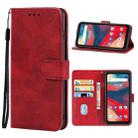 Leather Phone Case For UMIDIGI BISON GT2 Pro(Red) - 1