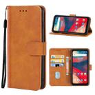 Leather Phone Case For UMIDIGI BISON GT2 Pro(Brown) - 1