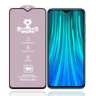 For Xiaomi Redmi Note 8 Pro 9H HD Large Arc High Alumina Full Screen Tempered Glass Film - 1