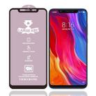 For Xiaomi Mi 8 9H HD Large Arc High Alumina Full Screen Tempered Glass Film - 1