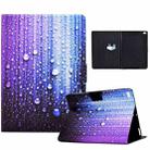 Electric Pressed TPU Leather Tablet Case For iPad 9.7 2018 / 2017(Water Droplets) - 1
