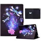 Electric Pressed TPU Leather Tablet Case For iPad 9.7 2018 / 2017(Butterfly) - 1