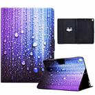 For iPad 10.2 2021 / 2020 Electric Pressed TPU Leather Tablet Case(Water Droplets) - 1