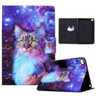 Electric Pressed TPU Leather Tablet Case For iPad mini 5 / 4 / 3 / 2 / 1(Star Cat) - 1