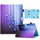 For 7 inch Tablet Electric Pressed TPU Leather Tablet Case(Water Droplets) - 1