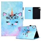 For Lenovo Tab M10 HD 2ND X306X Sewing Pen Slot Leather Tablet Case(Wildebeest) - 1