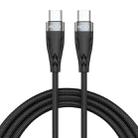 ADC-008 100W USB-C / Type-C to USB-C / Type-C Fast Charge Data Cable, Cable Length:1m(Black Grey) - 1