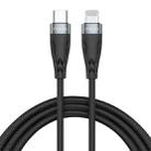 ADC-008 30W USB-C / Type-C to 8 Pin Fast Charge Data Cable, Cable Length:1m(Black Grey) - 1