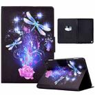 For Amazon Kindle Fire HD 8 2020 Electric Pressed TPU Leather Tablet Case(Butterfly) - 1