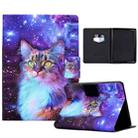 For Amazon Kindle Paperwhite 4 / 3 / 2 / 1 Electric Pressed TPU Leather Tablet Case(Star Cat) - 1