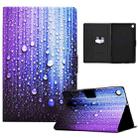 For Samsung Galaxy Tab A8 10.5 2021 Electric Pressed TPU Leather Tablet Case(Water Droplets) - 1
