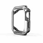 Transparent Two-color Armor Case For Apple Watch Series 9 / 8 / 7 45mm(Black) - 1