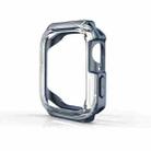 Transparent Two-color Armor Case For Apple Watch Series 9 / 8 / 7 41mm(Midnight Blue) - 1