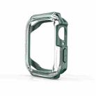 Transparent Two-color Armor Case For Apple Watch Series 6 & SE & 5 & 4 44mm(Green) - 1