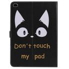 For iPad 5 & 6 Colored Drawing Pattern Horizontal Flip PU Leather Case with Holder & Card Slots & Wallet & Sleep / Wake-up Function(Cat Ears) - 3