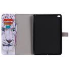 For iPad 5 & 6 Colored Drawing Pattern Horizontal Flip PU Leather Case with Holder & Card Slots & Wallet & Sleep / Wake-up Function(White Panther) - 4