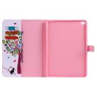 For iPad 5 & 6 Colored Drawing Pattern Horizontal Flip PU Leather Case with Holder & Card Slots & Wallet & Sleep / Wake-up Function(Cat and Tree) - 4