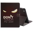 Colored Drawing Pattern Horizontal Flip PU Leather Case with Holder & Card Slots & Wallet & Sleep / Wake-up Function(Eye) - 1