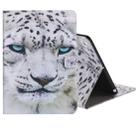 Colored Drawing Pattern Horizontal Flip PU Leather Case with Holder & Card Slots & Wallet & Sleep / Wake-up Function(White Panther) - 1