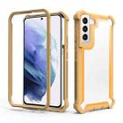 For Samsung Galaxy S22+ 5G Double-Sided Full Coverage TPU + Acrylic Phone Case(Gold) - 1