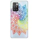 For Xiaomi Redmi 10 Gradient Lace Transparent TPU Phone Case(Whirlwind Colorful) - 1