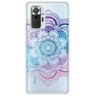 For Xiaomi Redmi Note 10 Pro 4G Gradient Lace Transparent TPU Phone Case(Purple Blue Red) - 1