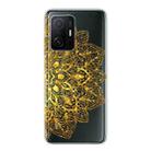 For Xiaomi Mi 11T Gradient Lace Transparent TPU Phone Case(Gold) - 1