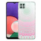 For Samsung Galaxy A03 EU Version Gradient Lace Transparent TPU Phone Case(Gradient Pink) - 1