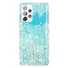 For Samsung Galaxy A52 5G / 4G Gradient Lace Transparent TPU Phone Case(White) - 1