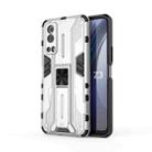 For vivo iQOO Z3 5G Supersonic PC + TPU Shock-proof Phone Case with Holder(Silver) - 1