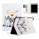For iPad 10.5 / 10.2 Colored Drawing Horizontal Flip Leather with Holder & Card Slot & Wallet Sleep / Wake-up Function(Unicorns) - 1
