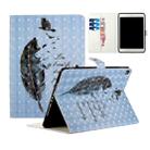 For iPad 10.5 / 10.2 Colored Drawing Horizontal Flip Leather with Holder & Card Slot & Wallet Sleep / Wake-up Function(Canada Goose Feather) - 1