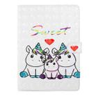 For iPad 2 / 3 / 4 Colored Drawing Horizontal Flip Leather with Holder & Card Slot & Wallet Sleep / Wake-up Function(Unicorns) - 2