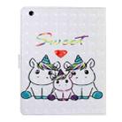 For iPad 2 / 3 / 4 Colored Drawing Horizontal Flip Leather with Holder & Card Slot & Wallet Sleep / Wake-up Function(Unicorns) - 3