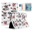 For iPad 2 / 3 / 4 Colored Drawing Horizontal Flip Leather with Holder & Card Slot & Wallet Sleep / Wake-up Function(Crown Dog) - 1