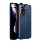 For Xiaomi Redmi Note 11 Pro 4G / 5G / Note 12 4G Global Global Litchi Texture Shockproof Phone TPU Case(Blue) - 1